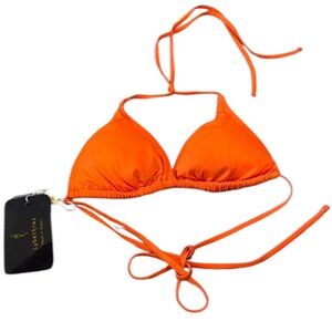 Lybethras Orange Bikini Top